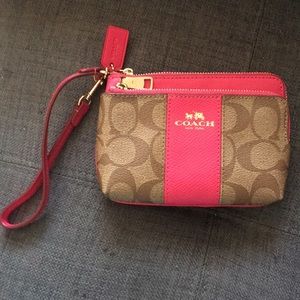 Gently used Coach wristlet